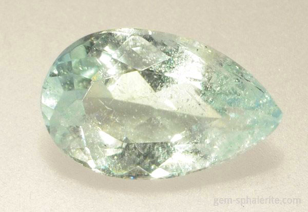 Faceted spanish sphalerite