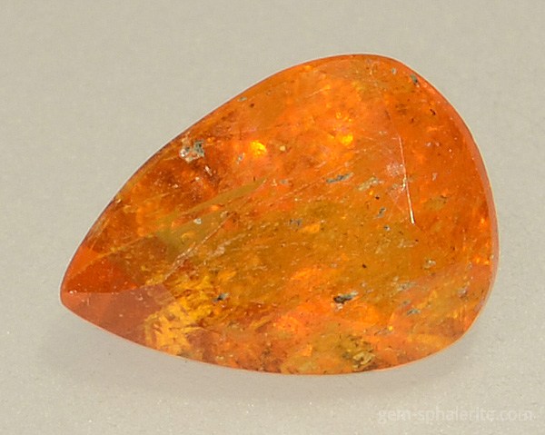 Faceted spanish sphalerite