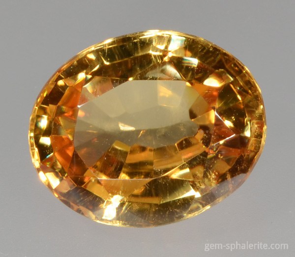 Faceted spanish sphalerite