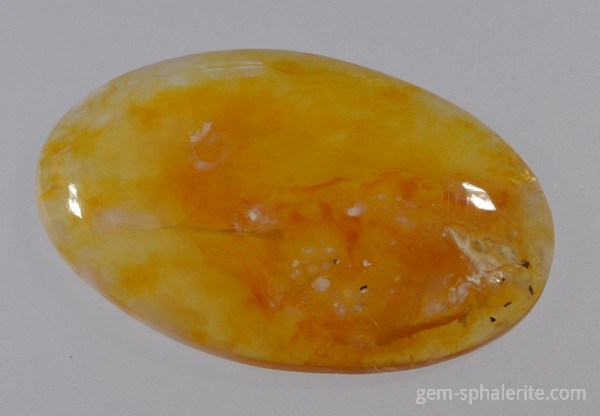 Faceted spanish sphalerite