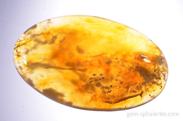 Faceted spanish sphalerite